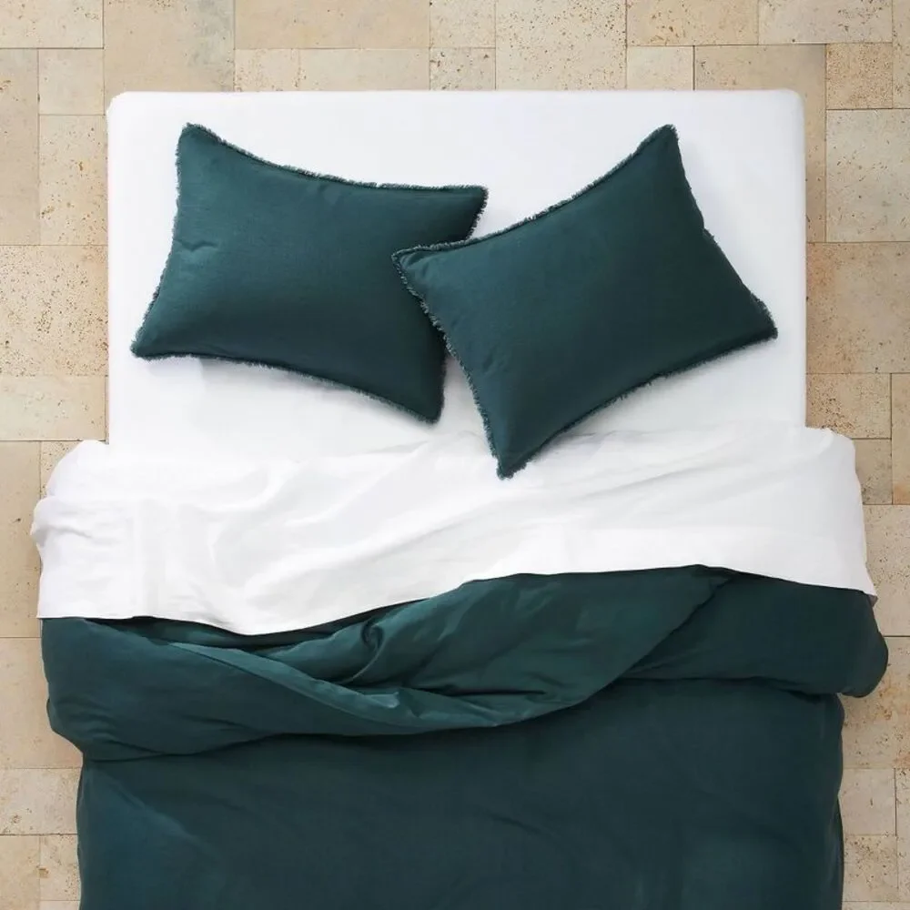 Casaluna Teal Reversible Duvet Cover Set